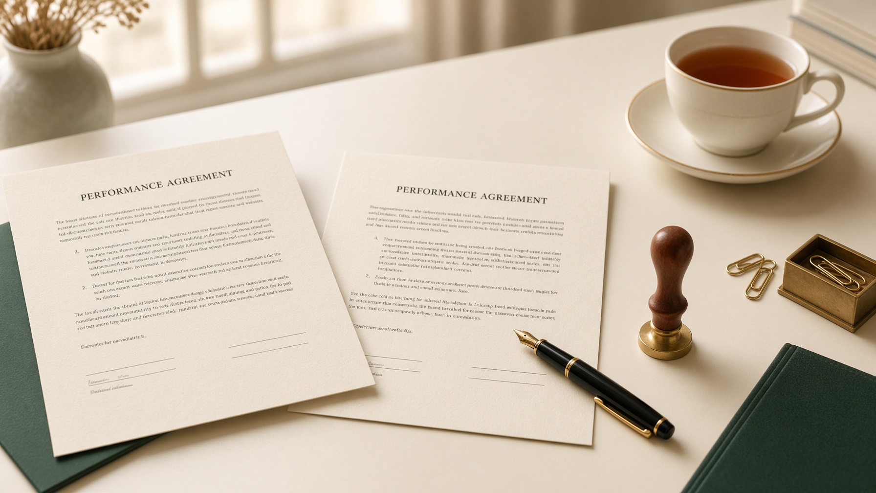 What belongs in an entertainer contract